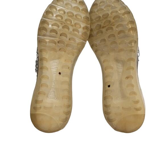 Steve Madden Corona Carissa Sneakers Crystal Rhinestones Men's Sz 11 Lace Up - Picture 8 of 10